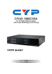 CYP CPLUS-1082CVEA Operation Manual