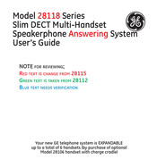 GE 28118 Series User Manual