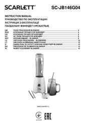 Scarlett SC-JB146G04 Instruction Manual