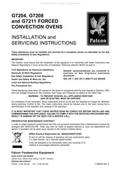 Falcon G7208 Installation Instructions Manual