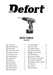Defort DCD-14Nx2 User Manual