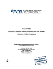 PCB Piezotronics 117B22 Installation And Operating Manual