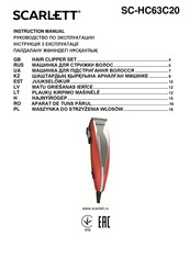 Scarlett SC-HC63C20 Instruction Manual