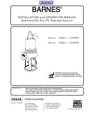 Barnes 6DSE12046L Installation And Operation Manual