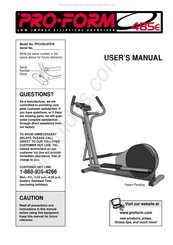 Pro-Form 485e User Manual