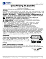 Larson Electronics LEDLB-12ET-IR-M Instruction Manual