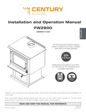 Century Heating CB00026 Installation And Operation Manual