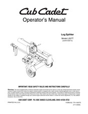 Cub Cadet 24AF572B710 Operator's Manual