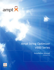 Ampt 31570012-0570 Installation Manual