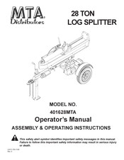 MTA 401628MTA Operator's Manual