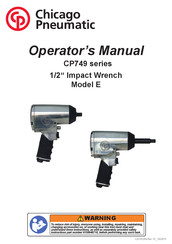 Chicago Pneumatic CP749 Series Operator's Manual