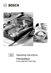 Bosch PRA326B92X/01 Operating Instructions Manual