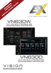Audio Design ESX VN630W Owner's Manual