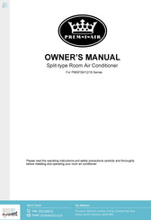 Prem-I-Air PMSF09 Series Owner's Manual