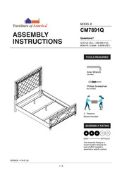 Furniture of America CM7891Q Assembly Instructions Manual