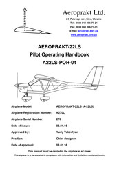 AEROPRAKT A22LS-POH-04 Pilot Operating Handbook