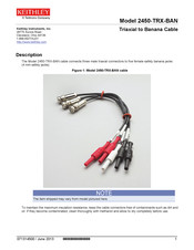 Tektronix KEITHLEY 2450-TRX-BAN Manual