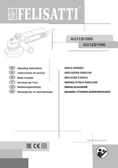 Felisatti AG115/1000S Operating Instructions Manual