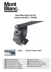 Mont Blanc FK220 Fitting Instructions Manual