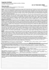 Palmako FRJ40-5040 Installation Manual