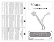 Pfister 16-40 Quick Start Manual