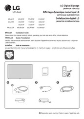 LG 49UH5F-B.AWC Installation Manual