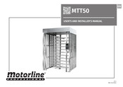 Motorline professional MTT50 User's And Installer's Manual