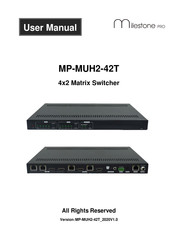 Milestone pro MP-MUH2-42T User Manual