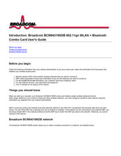 Broadcom BCM94319SDB User Manual