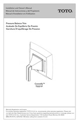 Toto Connelly TS221P Installation And Owner's Manual