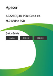 Apacer Technology AS2280Q4U Quick Manual