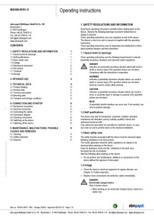 ebm-papst M2E068-BF83-12 Operating Instructions Manual