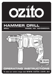 Ozito OZHD850WA Operating Instructions Manual