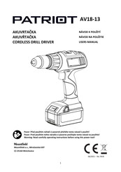 Mountfield PATRIOT AV18-13 User Manual