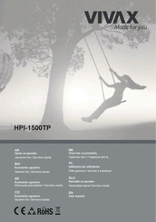 Vivax HPI-1500TP User Manual