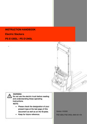 Noblelift PS E12BSL Instruction Handbook Manual