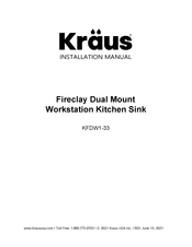 Kraus Turino KFDW1-33 Installation Manual