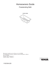Kohler K894F630 Homeowner's Manual