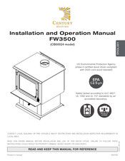 Century Heating FW3500 Installation And Operation Manual