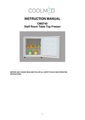 Coolmed CMST40 Instruction Manual