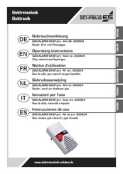 Elektrotechnik Schabus 300924 Operating Instructions Manual