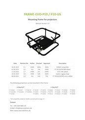 Exact solutions FRAME-EVO-P10-US Manual