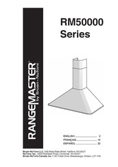 NuTone Range Master RM503604 Manual