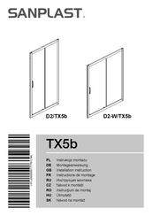 Sanplast D2/TX5b Installation Instruction
