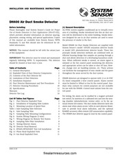Pittway System Sensor DH400 Installation And Maintenance Instructions Manual
