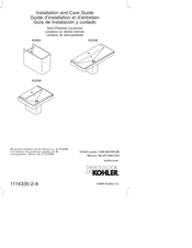 Kohler K-5031 Installation And Care Manual