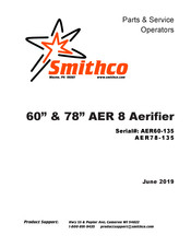 Smithco AER 8 Aerifier Parts & Service Operators