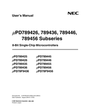 NEC UPD789445 User Manual