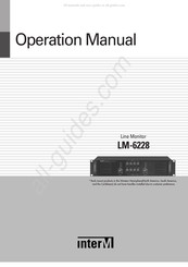 Inter-m LM-6228 Operation Manual