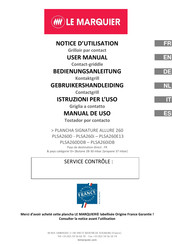 Le Marquier PLANCHA SIGNATURE ALLURE 260 User Manual
